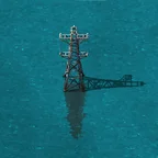 Обложка мода: Водяные столбы – поиск высотных электростанций на воде в Factorio