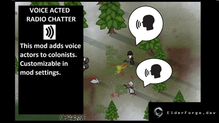 Voice‑Acted Radio Chatter – озвучка радиопереговоров для RimWorld