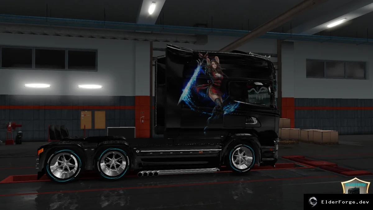 Обложка мода: Voitelnica v1 – Скин для Scania RS Longline в Euro Truck Simulator 2