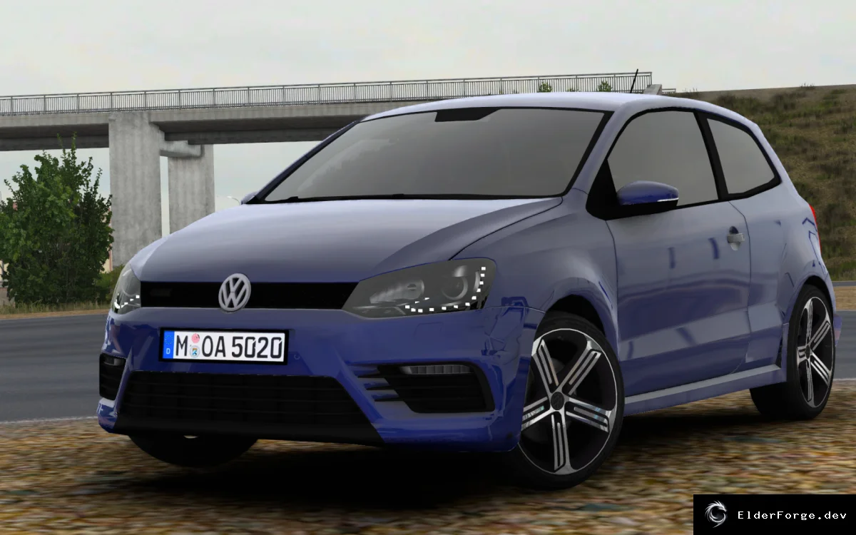 Обложка мода: Volkswagen Polo GTI Mk5 2011 – мод для Euro Truck Simulator 2 (ETS2)