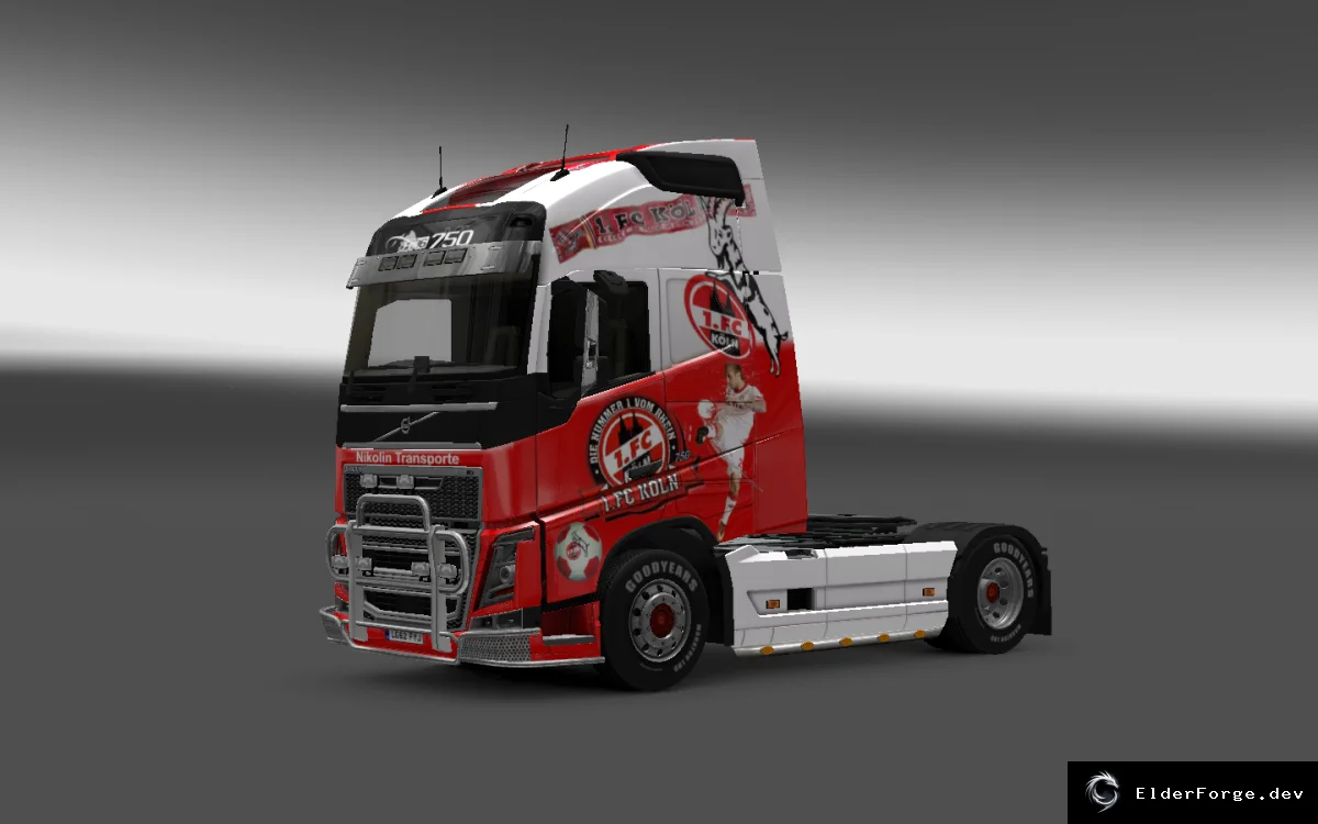 Обложка мода: Volvo 1 FC Kцln v 1.0 – новый грузовик для Euro Truck Simulator 2