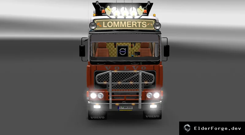 Обложка мода: Volvo F10 8x4 PBA Schwertransporter V 2.15.3 – новый тяжёлый грузовик для Euro Truck Simulat…
