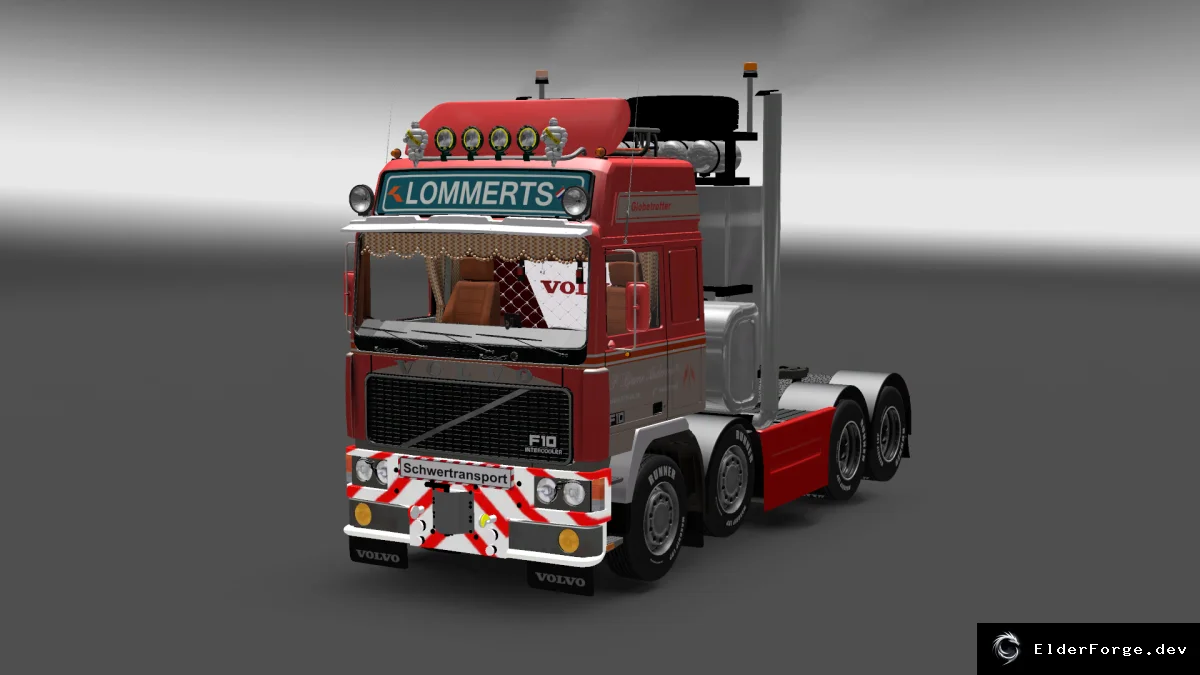 Обложка мода: Volvo F10 Final Edit для Euro Truck Simulator 2 – новые шасси, двигатели и интерьер