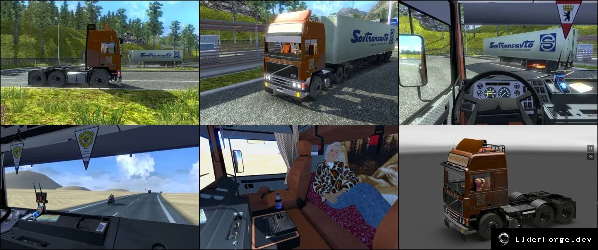 Обложка мода: Volvo F10 – полная модель грузовика для Euro Truck Simulator 2