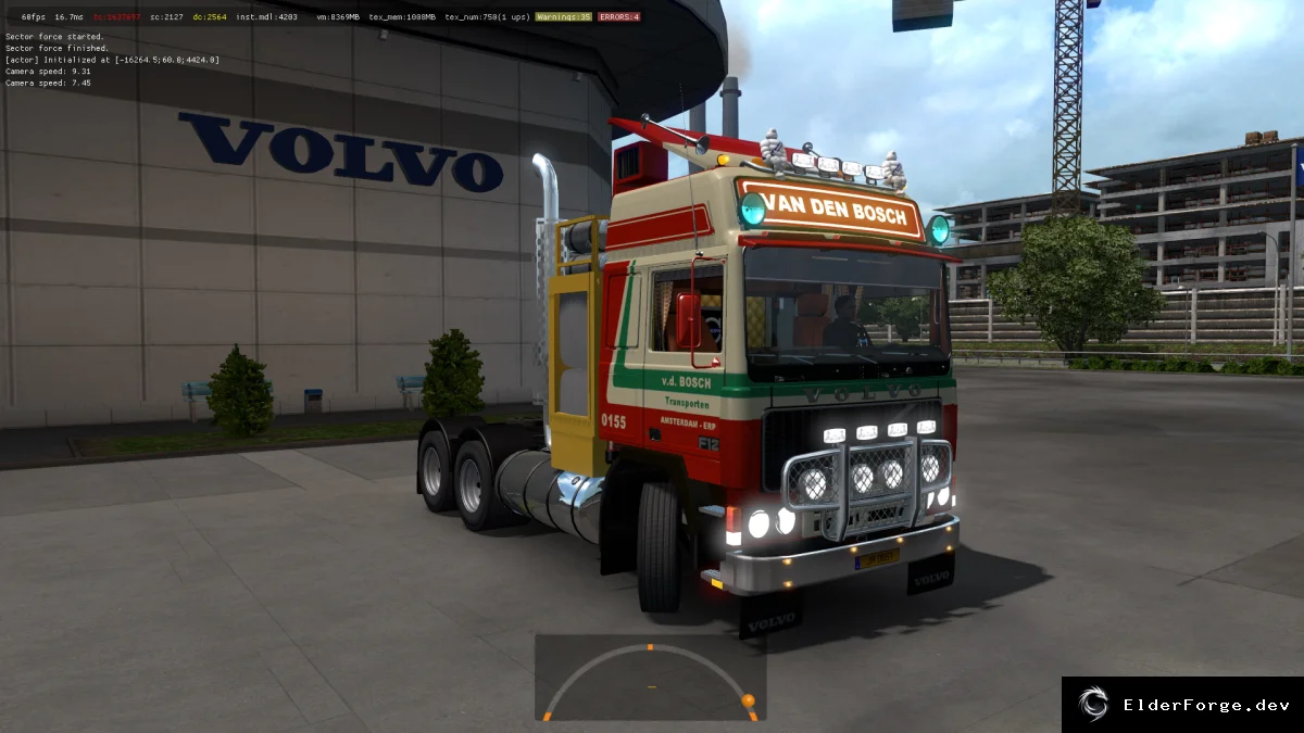 Обложка мода: Volvo F10/F12 (1977‑1987) – новый грузовик для Euro Truck Simulator 2