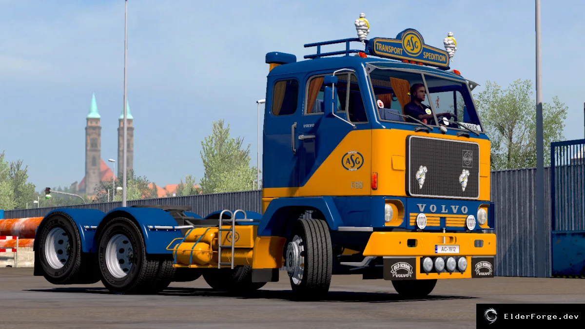 Обложка мода: Volvo F88 для Euro Truck Simulator 2 – полное обновление 1.47
