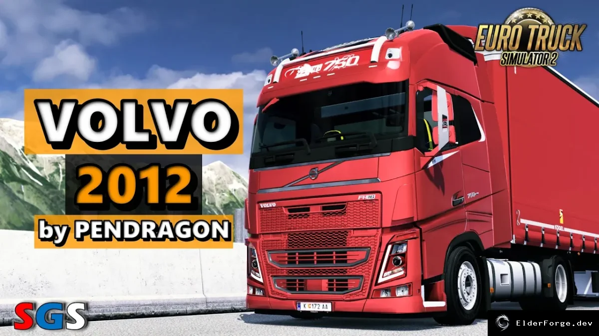 Обложка мода: Volvo FH 2012 Classic – улучшенный грузовик для Euro Truck Simulator 2