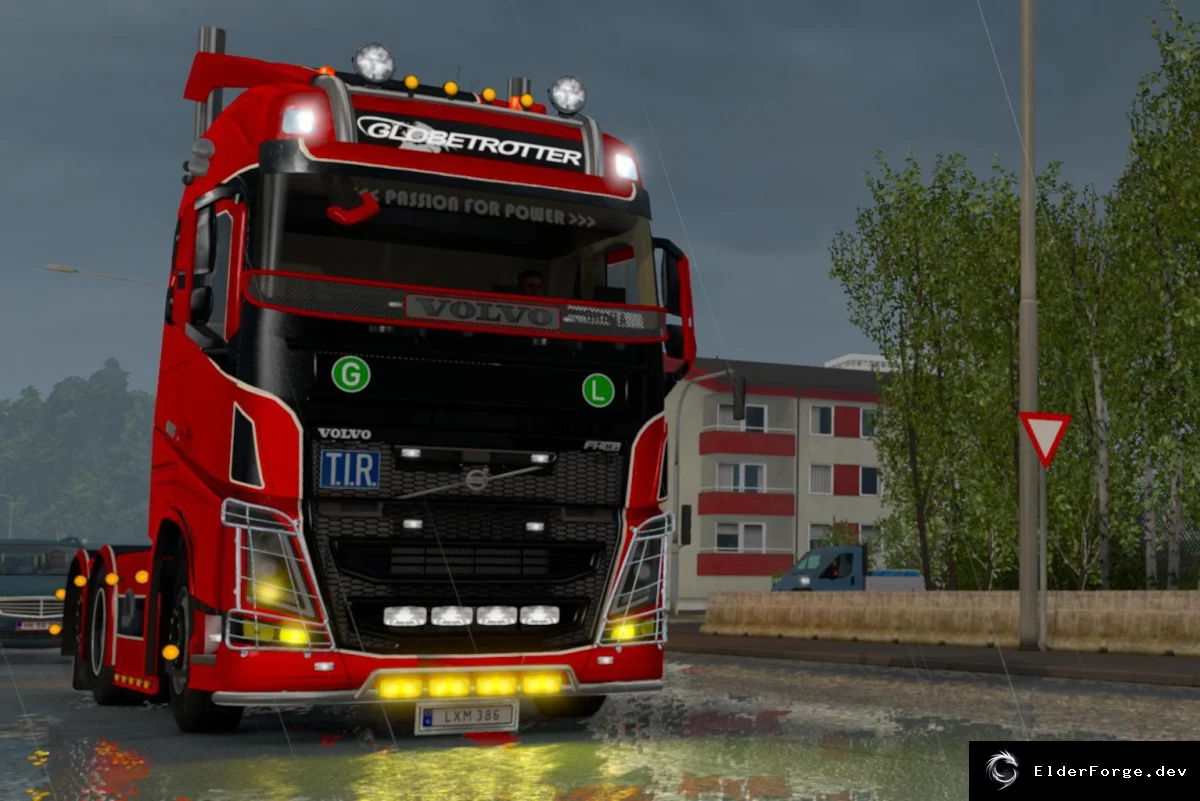 Обложка мода: Volvo FH 2013 – мод для Euro Truck Simulator 2 (ETS2) 1.35‑1.36
