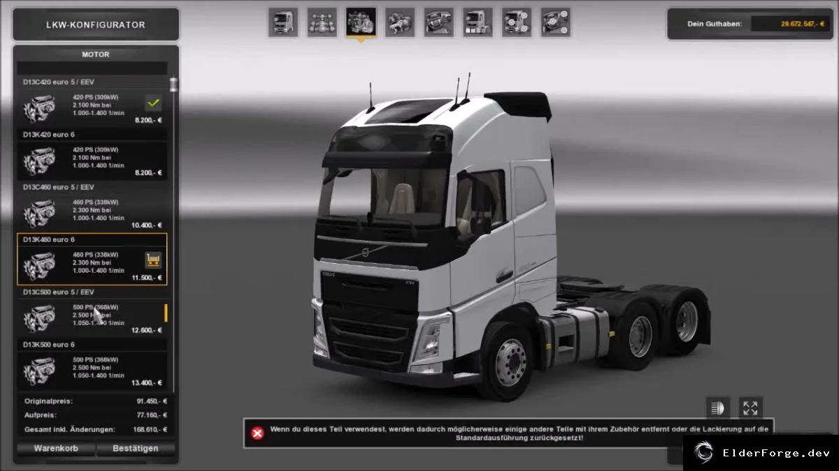 Обложка мода: Volvo FH &amp; FH16 2012 Reworked – улучшенный мод для Euro Truck Simulator 2 (v3.1)