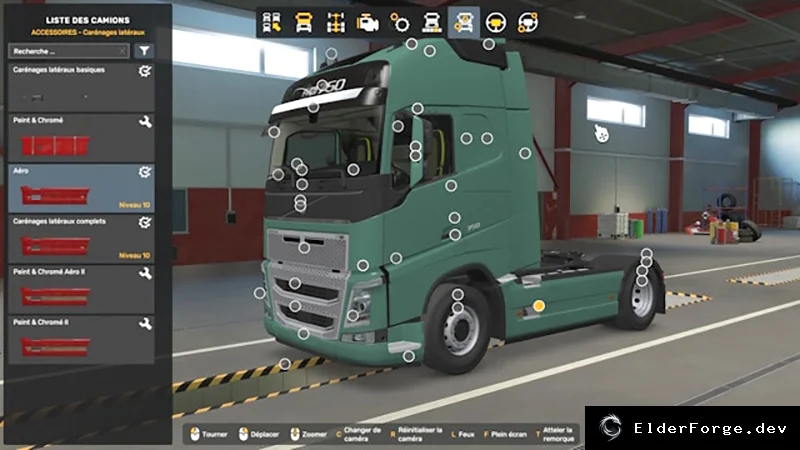 Обложка мода: Volvo FH: новые аксессуары и исправления для ETS2 (версия 1.58)