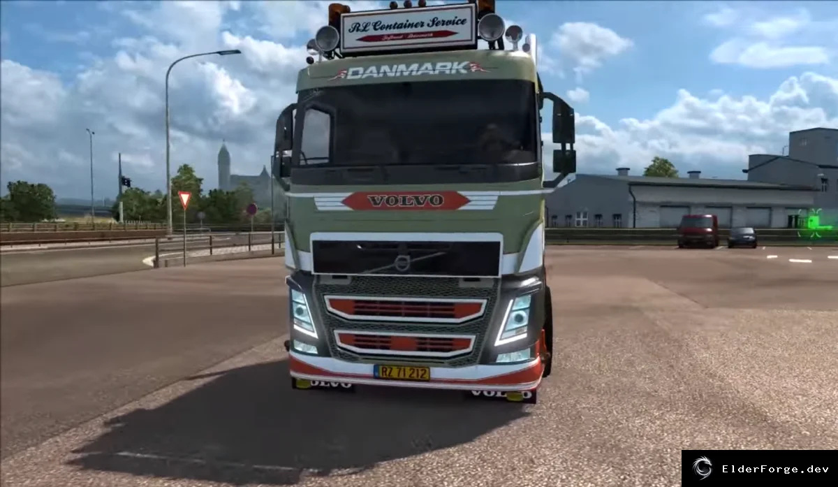 Обложка мода: Volvo FH Sleeper – новый грузовик с тюнингом и металлической краской для ETS2