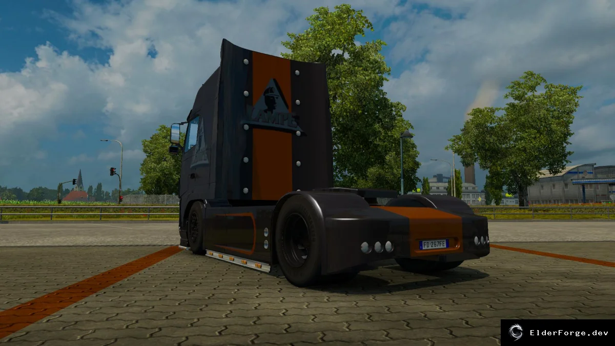 Обложка мода: Volvo FH Xtreme – автономный тягач для Euro Truck Simulator 2