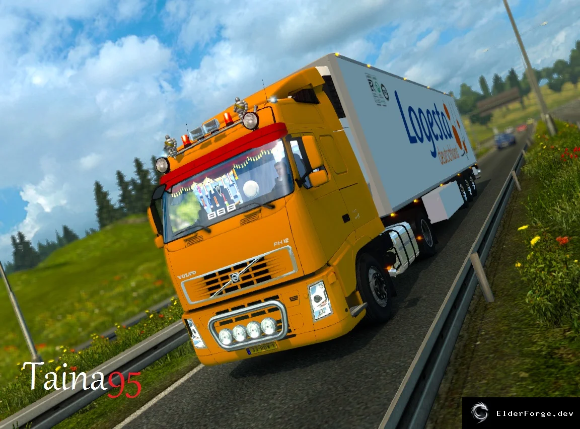 Обложка мода: Volvo FH12 440 Euro5 – новый грузовик для Euro Truck Simulator 2 (ETS2) v1.1