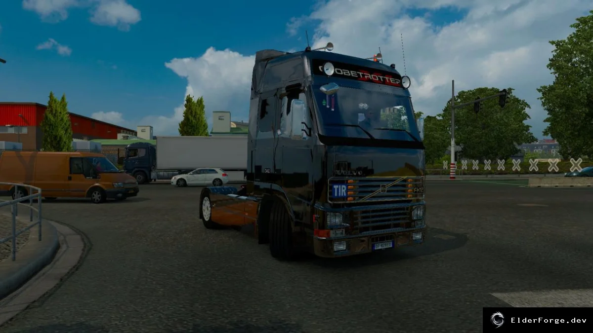 Обложка мода: Volvo FH12 для Euro Truck Simulator 2 (ETS2) – полная адаптация под версию 1.20.x