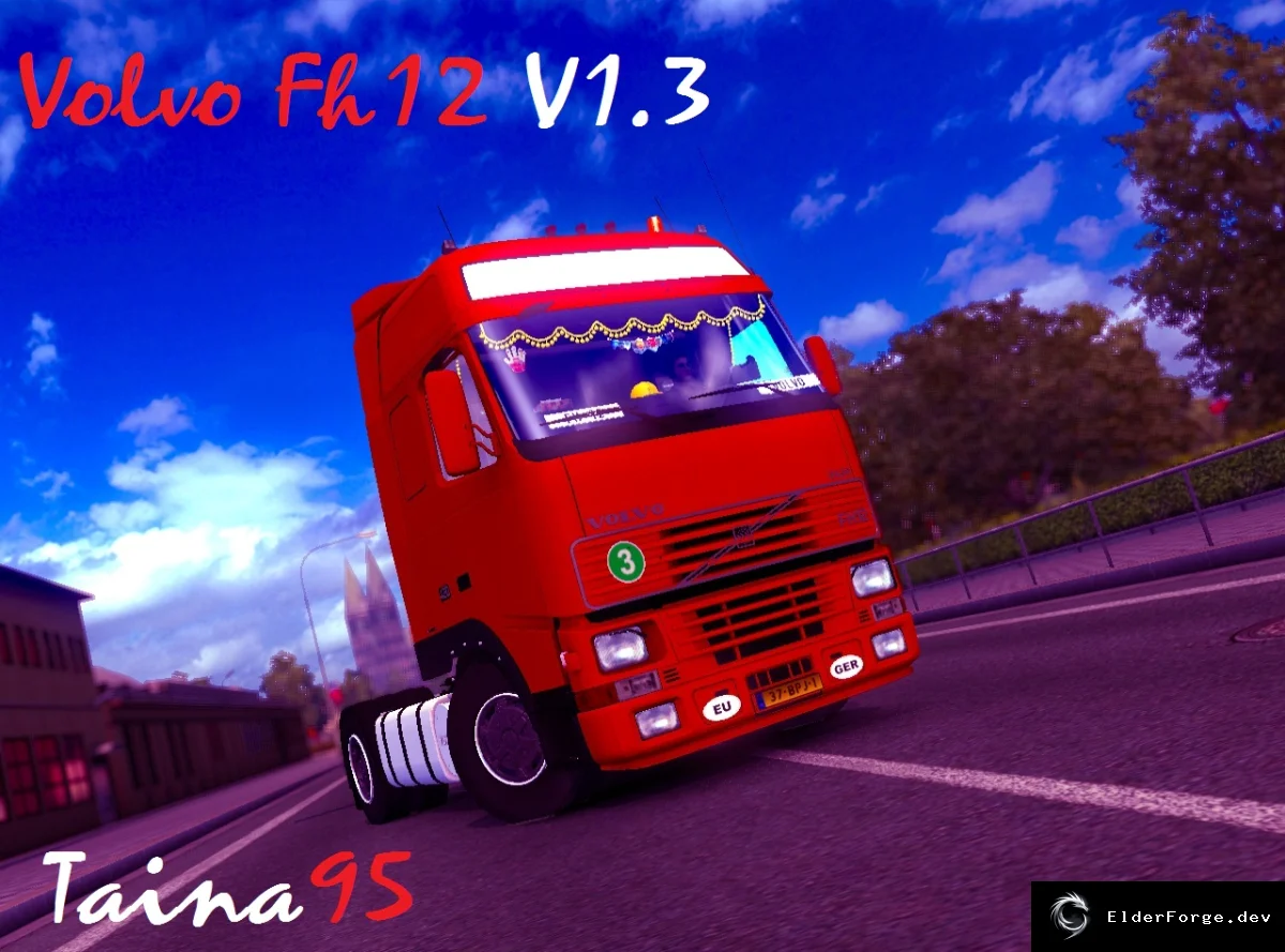 Обложка мода: Volvo FH12 v1.3 – новые тюнинг‑опции и 24‑дюймовые Real‑колёса для ETS2