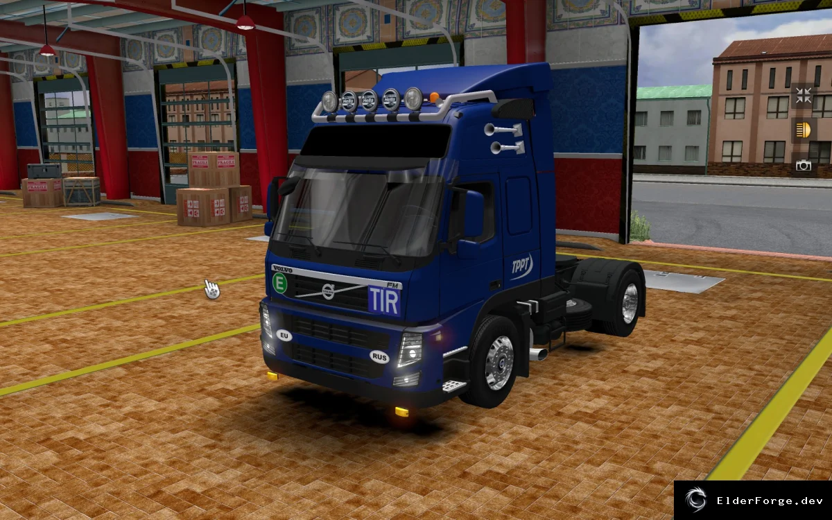 Обложка мода: Volvo FH13 – классический грузовик для Euro Truck Simulator 2