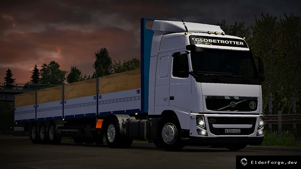 Обложка мода: Volvo FH13 – новый грузовик для Euro Truck Simulator 2