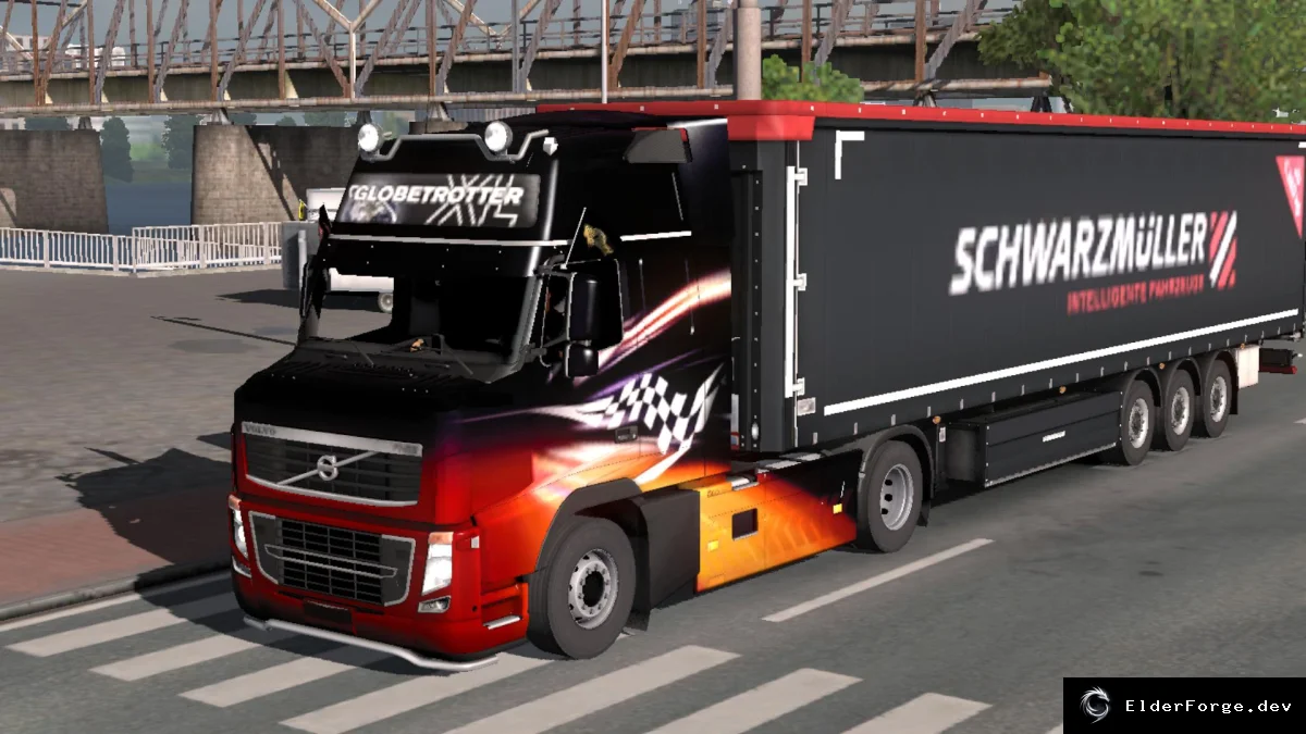 Обложка мода: Volvo FH16 2009 Concept – Тягач для Euro Truck Simulator 2 (v1.32‑x‑1.34‑x)