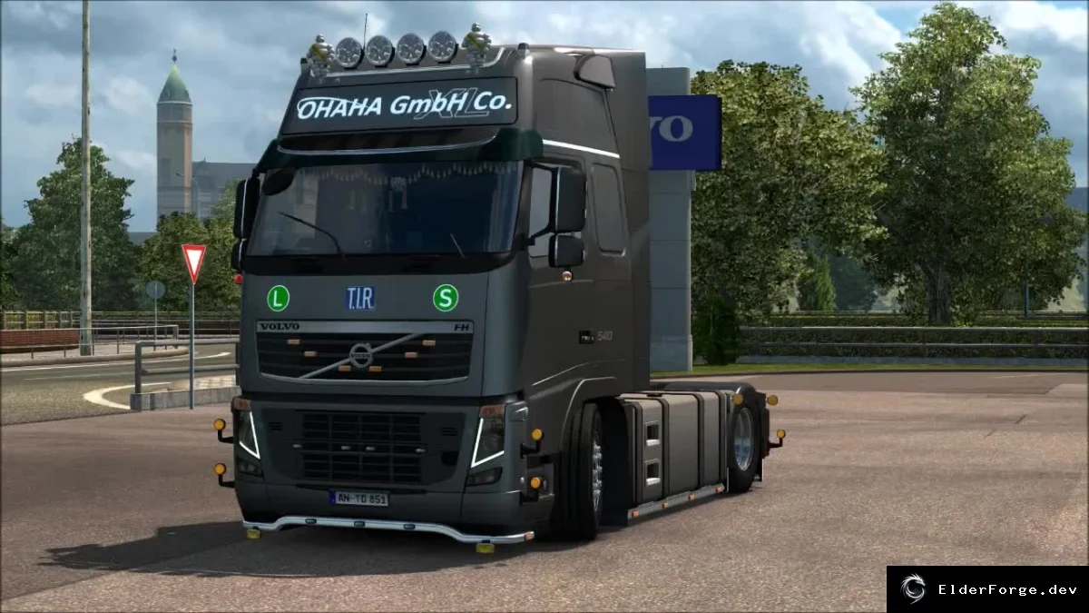 Обложка мода: Volvo FH16 2009 для Euro Truck Simulator 2 – новые кабины, шасси и скины (v16.5s)