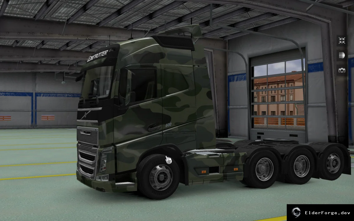 Обложка мода: Volvo FH16 2012 8x4*2 – реальный тяжёлый грузовик для Euro Truck Simulator 2