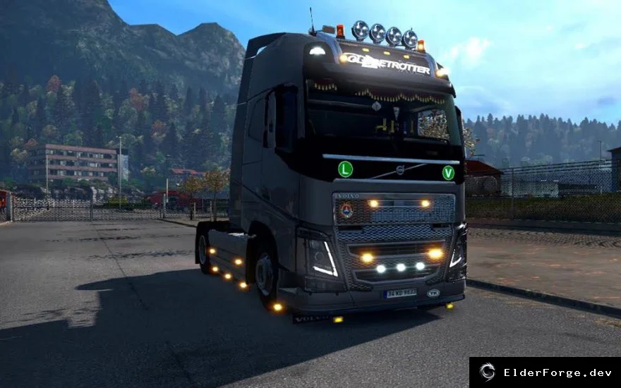 Обложка мода: Volvo FH16 2012 – Полный интерьер для Euro Truck Simulator 2
