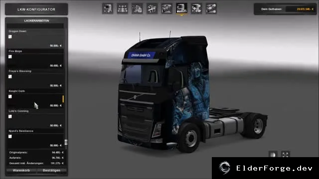 Обложка мода: Volvo FH16 2013 (мега‑тюнинг) – обновлённый мод для ETS2 v21.13s