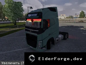 Обложка мода: Volvo FH16 – новый интерьер и улучшения для Euro Truck Simulator 2