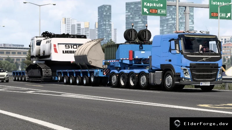 Обложка мода: Volvo FM 10×4 Heavy – мод для Euro Truck Simulator 2 (ETS2)