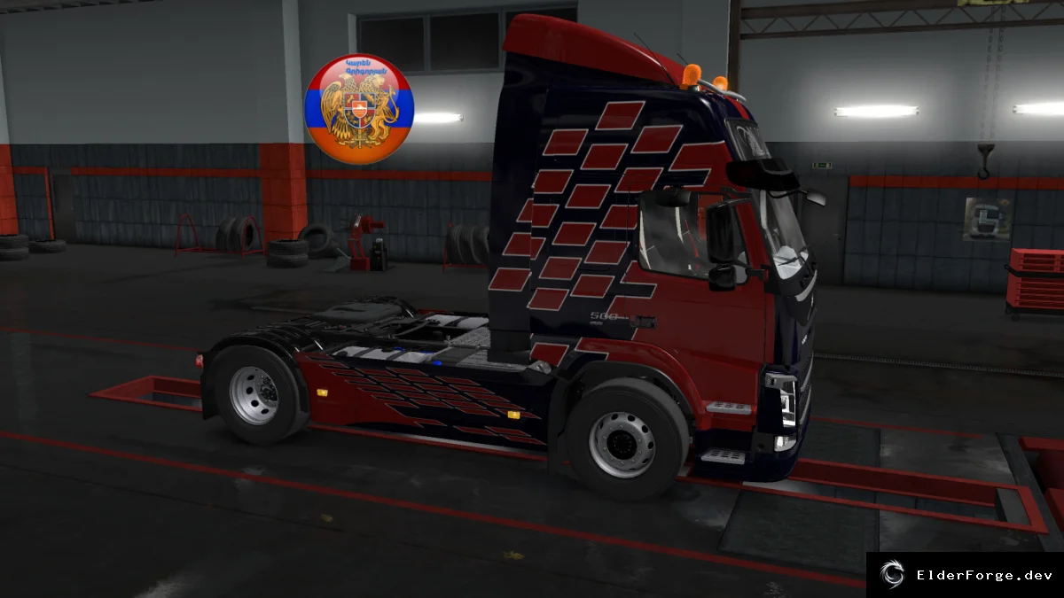 Обложка мода: Volvo FM &amp; VNL 2018 Racing Skins – высококачественные скины для ETS2