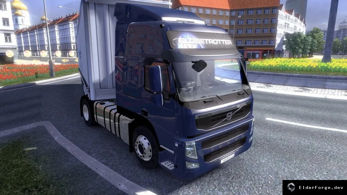 Обложка мода: Volvo FM13 v2.2 с роскошным интерьером – мод для Euro Truck Simulator 2 1.4.x