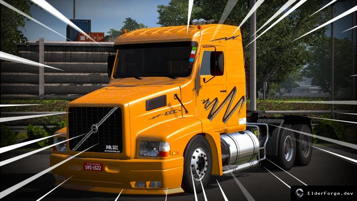 Обложка мода: Volvo NL12 EDC – новый магистральный тягач для Euro Truck Simulator 2