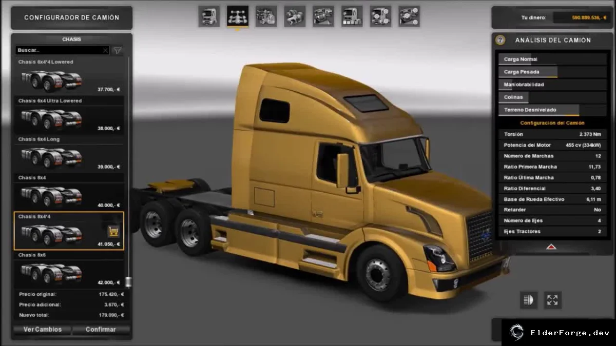 Обложка мода: Volvo VNL 670 v1.5.3 – полная модель для Euro Truck Simulator 2