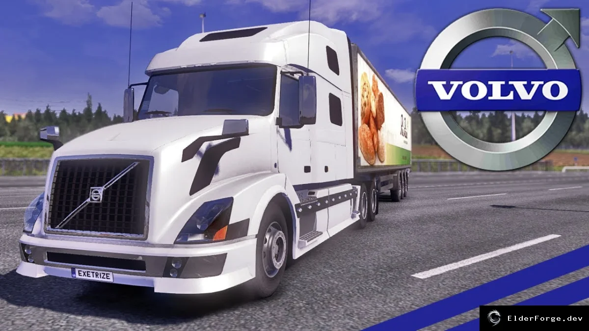 Обложка мода: Volvo VNL 780 – новый грузовик для Euro Truck Simulator 2
