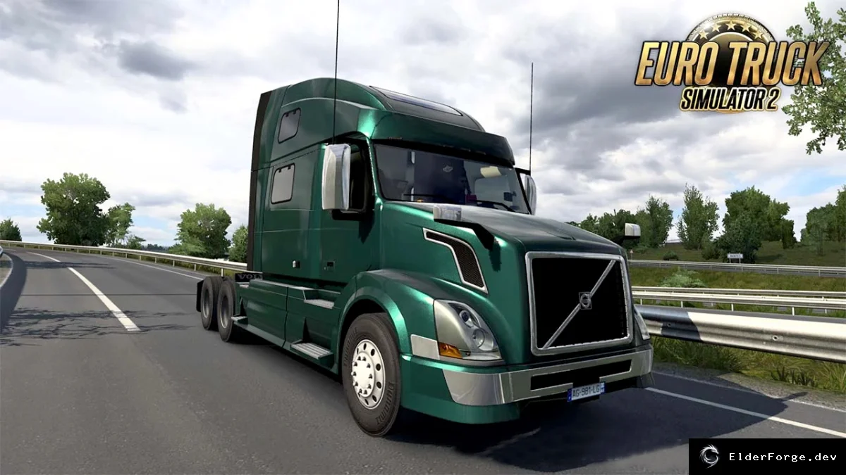 Обложка мода: Volvo VNL – новый грузовик для Euro Truck Simulator 2 (v1.3.6)