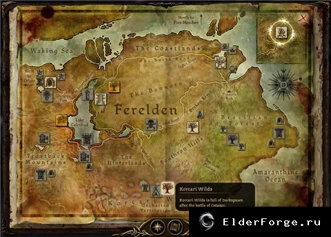 Обложка мода: Возвращение в Дикие Земли Коркари – новый мод для Dragon Age: Origins