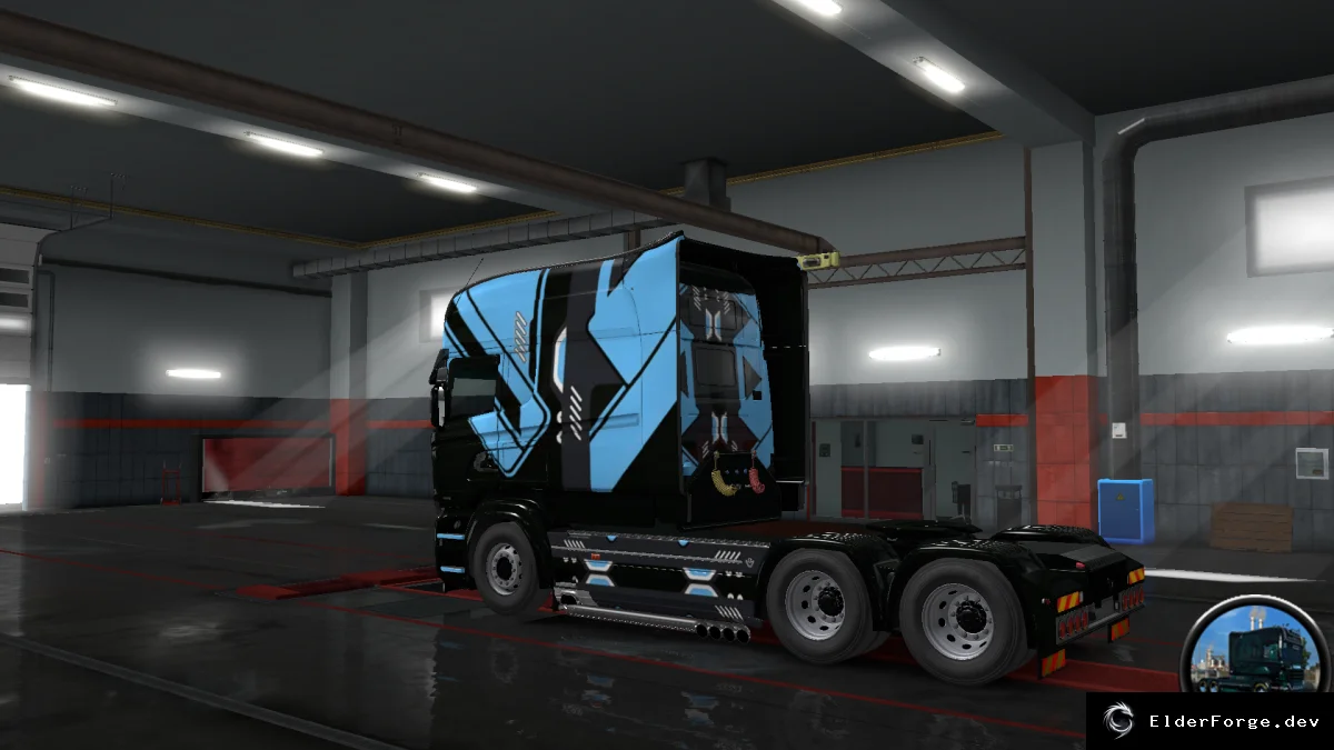 Обложка мода: Vulcan CSGO – скин для Scania RS Longline в Euro Truck Simulator 2
