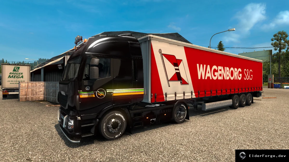Обложка мода: Wagenborg S&amp;G – автономный прицеп для Euro Truck Simulator 2