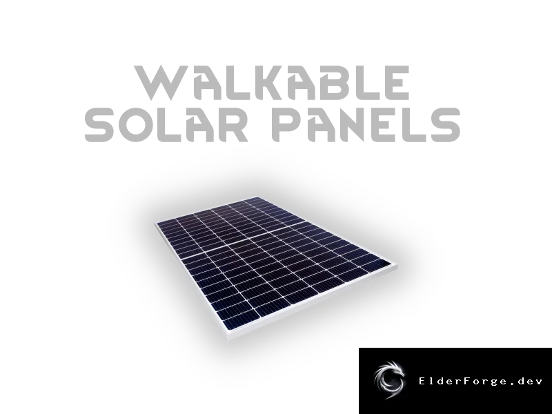 Walkable Solar Panels – модульные солнечные панели для RimWorld