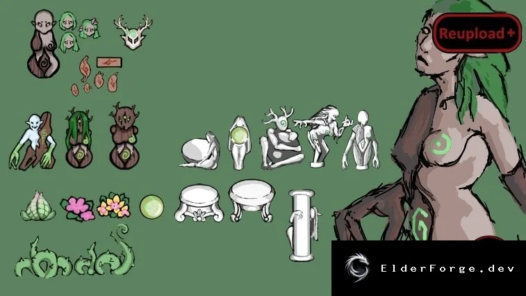 Warhammer'ish: Dryad – новые лесные духи для RimWorld