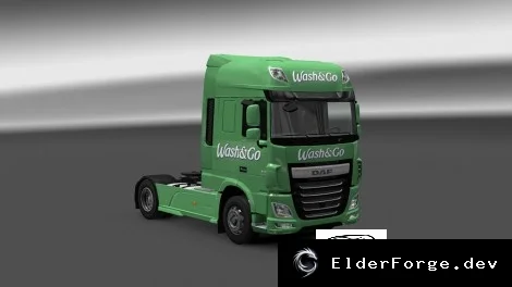 Обложка мода: Wash &amp; Go Combo Pack – Скин‑пак для DAF XF Euro 6 и прицепов в ETS2