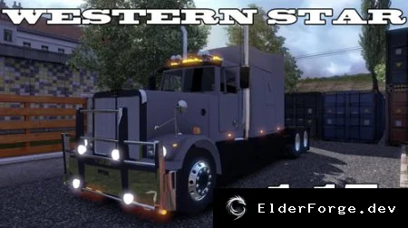 Обложка мода: Western Star American Truck – новый грузовик для Euro Truck Simulator 2