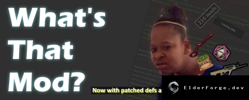 What's That Mod – метки модов для предметов в RimWorld