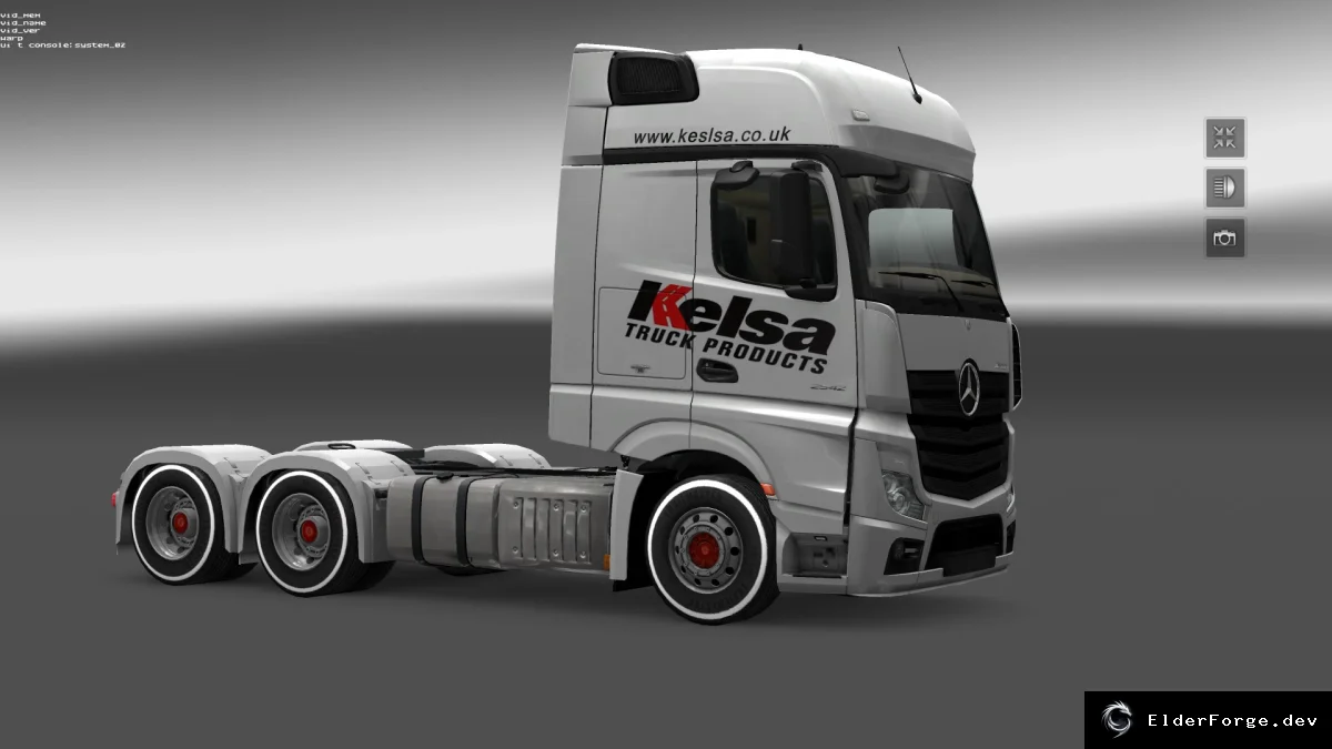 Обложка мода: White Wheel V2 – Белый кант на колёсах всех грузовиков ETS2