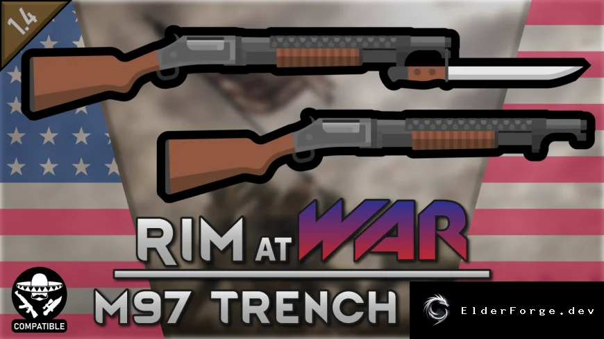 Winchester M97 Trench Gun – WW1 оружие для RimWorld