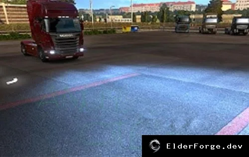 Обложка мода: Xenon свет для всех грузовиков в Euro Truck Simulator 2