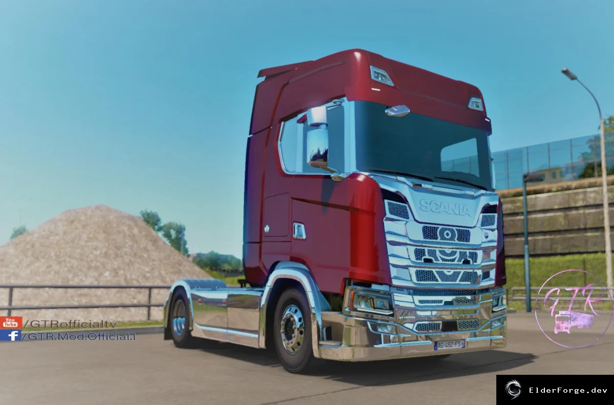 Обложка мода: Хромированные аксессуары Scania S &amp; R Next Gen для Euro Truck Simulator 2 – v1.1