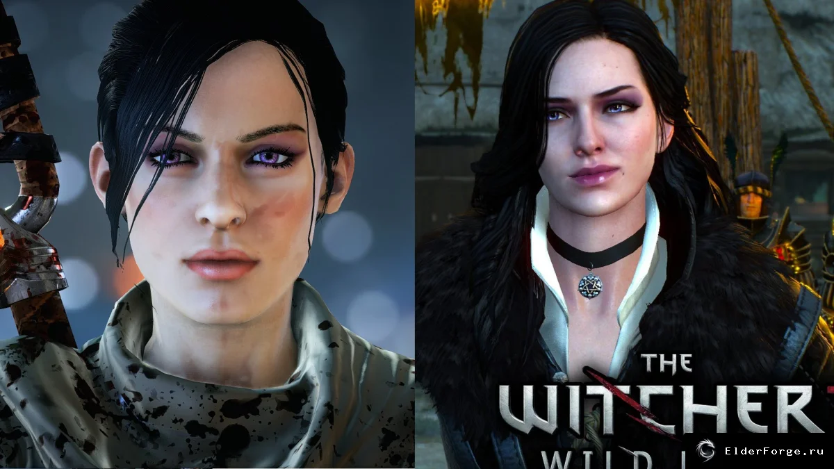 Обложка мода: Yennefer Attempt (sliders) – точное воссоздание образа Йеннифер в Dragon Age: Inquisition