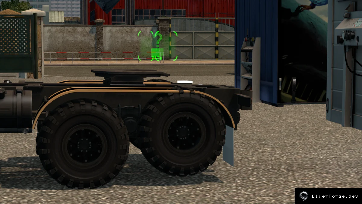 Обложка мода: Задняя подъёмная ось для Kraz 255 – улучшенный шасси в ETS2