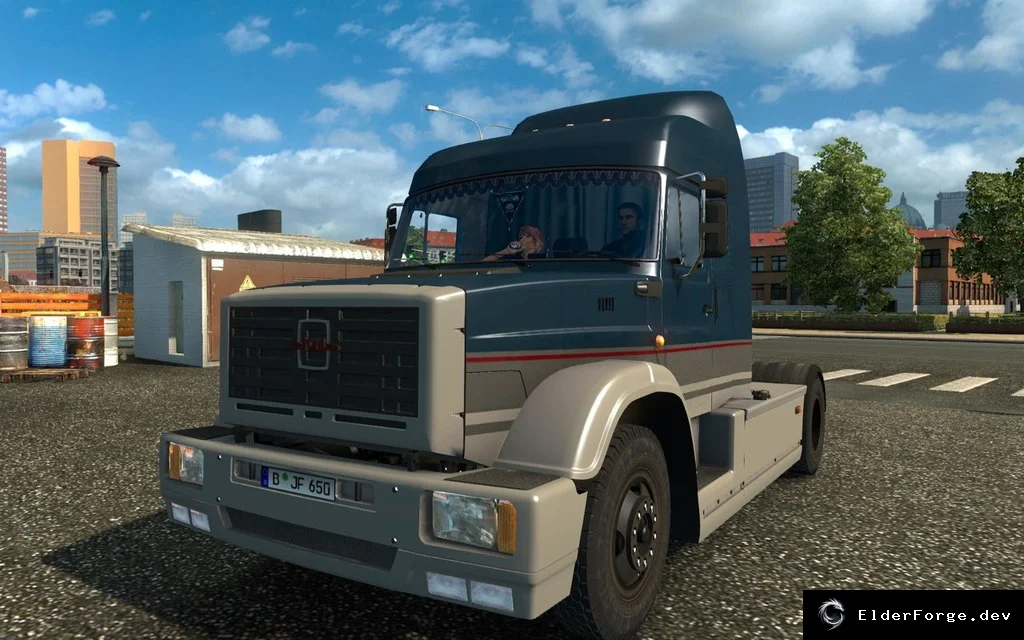 Обложка мода: ЗИЛ ММЗ 5423 v2.0 – новый грузовик для Euro Truck Simulator 2 (ETS2)