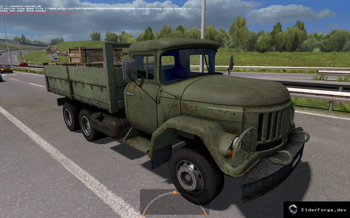 Обложка мода: ЗИЛ‑131 в трафик для Euro Truck Simulator 2 (версии 1.27.x)
